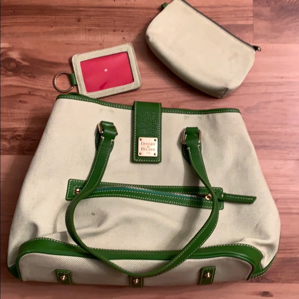 Large Green Dooney & Bourke Purse